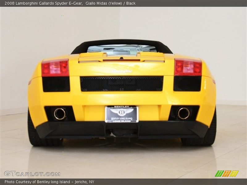 Giallo Midas (Yellow) / Black 2008 Lamborghini Gallardo Spyder E-Gear