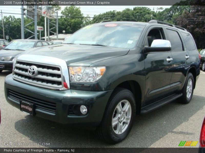 Timberland Green Mica / Graphite 2008 Toyota Sequoia Limited 4WD
