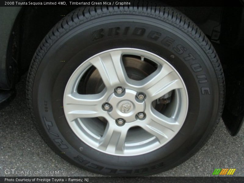 Timberland Green Mica / Graphite 2008 Toyota Sequoia Limited 4WD