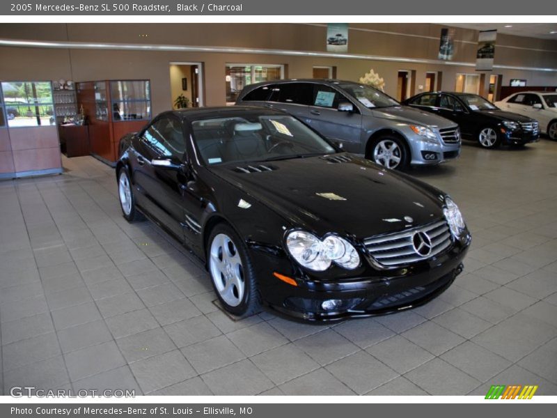 Black / Charcoal 2005 Mercedes-Benz SL 500 Roadster