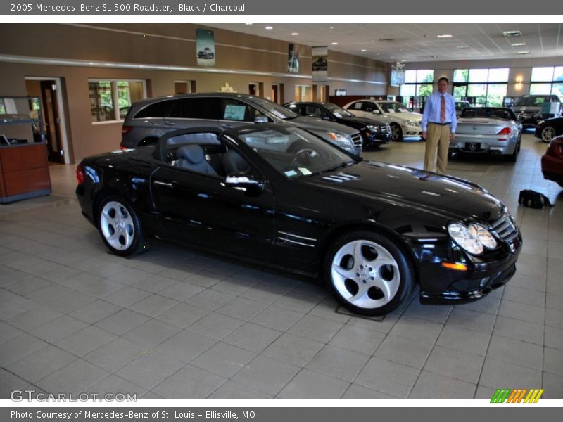 Black / Charcoal 2005 Mercedes-Benz SL 500 Roadster