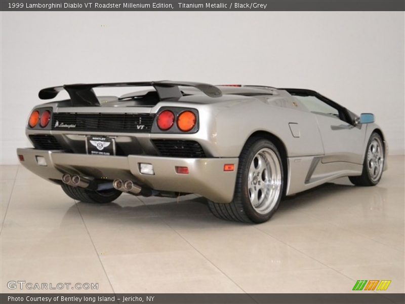 Titanium Metallic / Black/Grey 1999 Lamborghini Diablo VT Roadster Millenium Edition