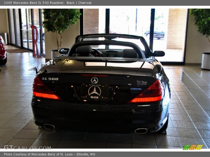 Black / Charcoal 2005 Mercedes-Benz SL 500 Roadster