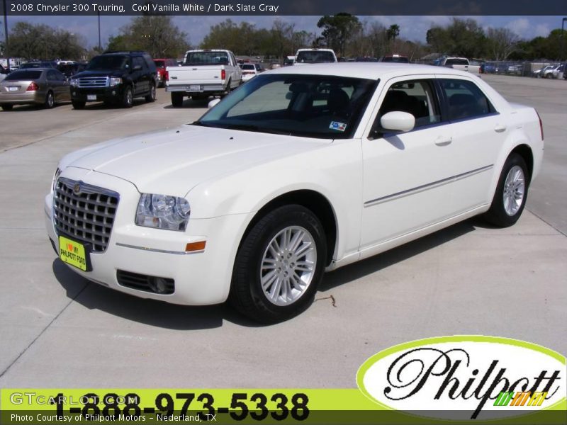 Cool Vanilla White / Dark Slate Gray 2008 Chrysler 300 Touring