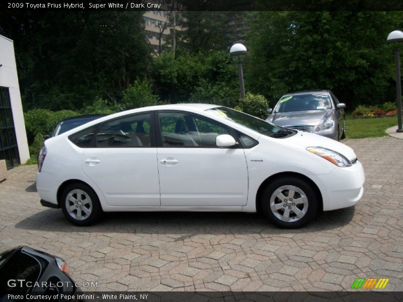 Super White / Dark Gray 2009 Toyota Prius Hybrid