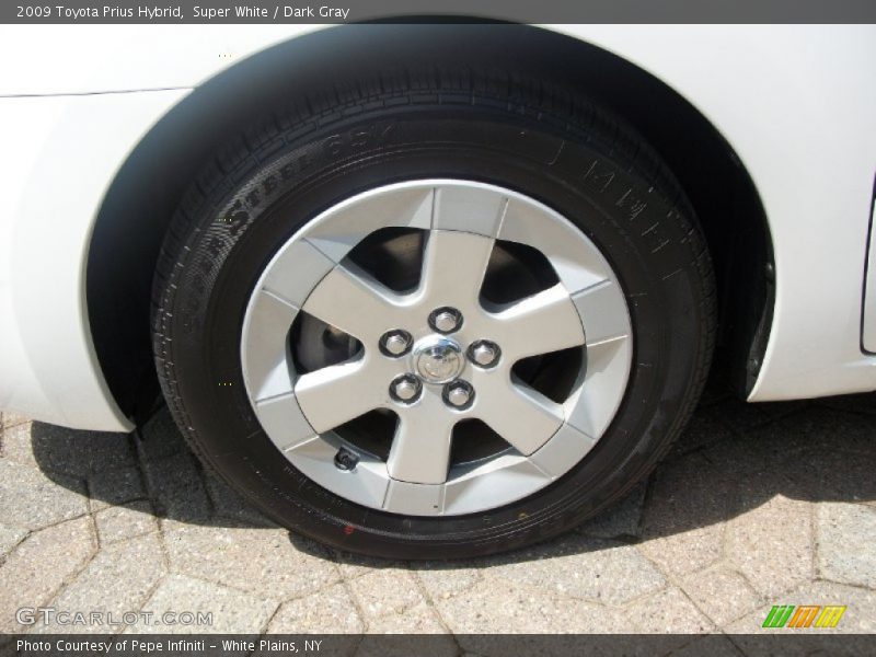 Super White / Dark Gray 2009 Toyota Prius Hybrid