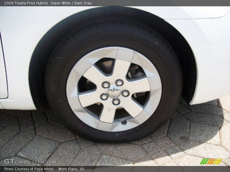 Super White / Dark Gray 2009 Toyota Prius Hybrid