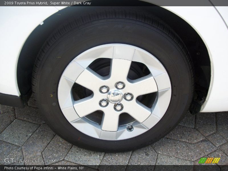 Super White / Dark Gray 2009 Toyota Prius Hybrid