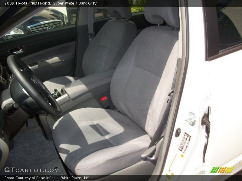Super White / Dark Gray 2009 Toyota Prius Hybrid