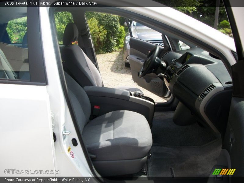 Super White / Dark Gray 2009 Toyota Prius Hybrid