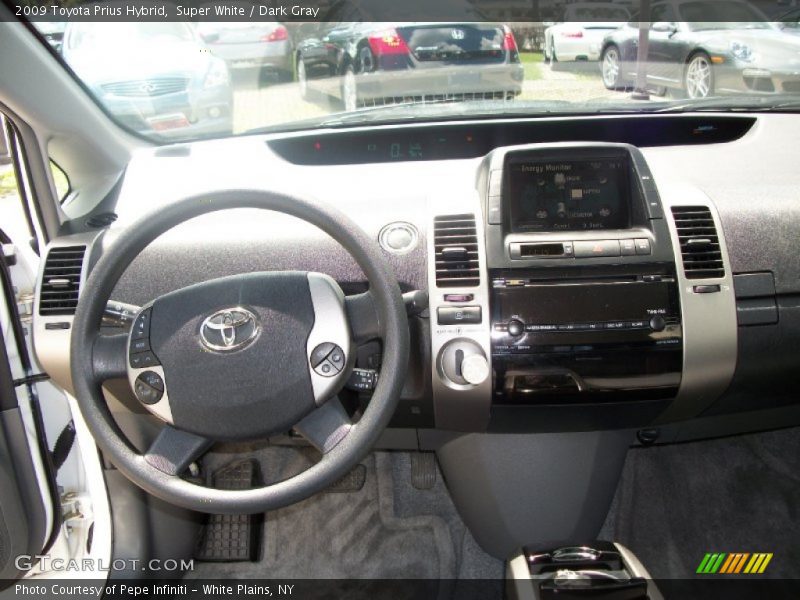 Super White / Dark Gray 2009 Toyota Prius Hybrid