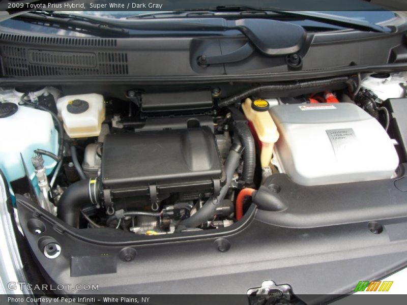 Super White / Dark Gray 2009 Toyota Prius Hybrid