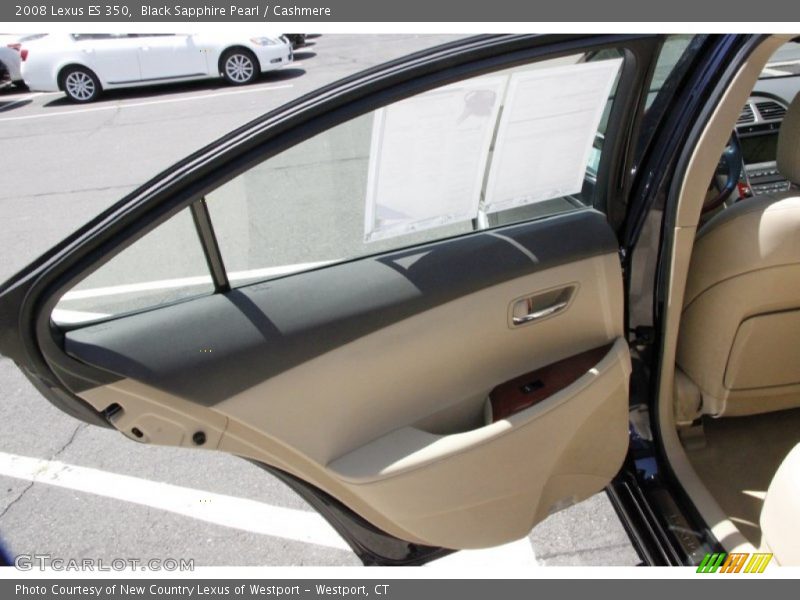 Black Sapphire Pearl / Cashmere 2008 Lexus ES 350