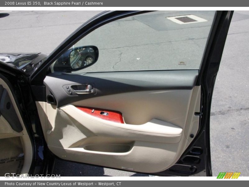 Black Sapphire Pearl / Cashmere 2008 Lexus ES 350