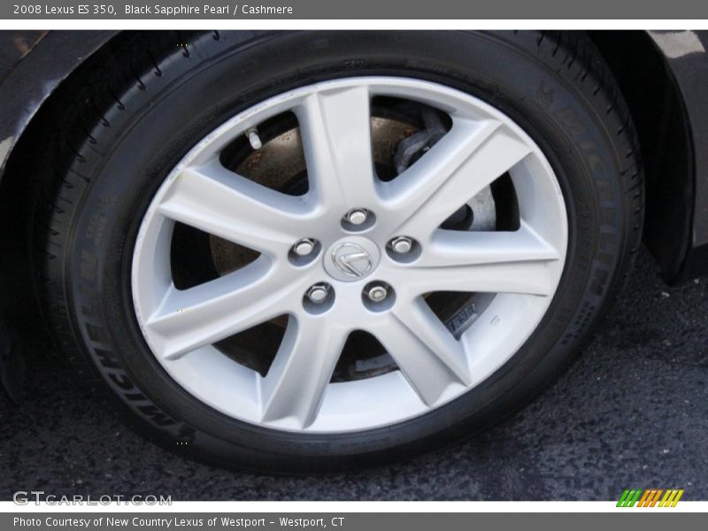 Black Sapphire Pearl / Cashmere 2008 Lexus ES 350