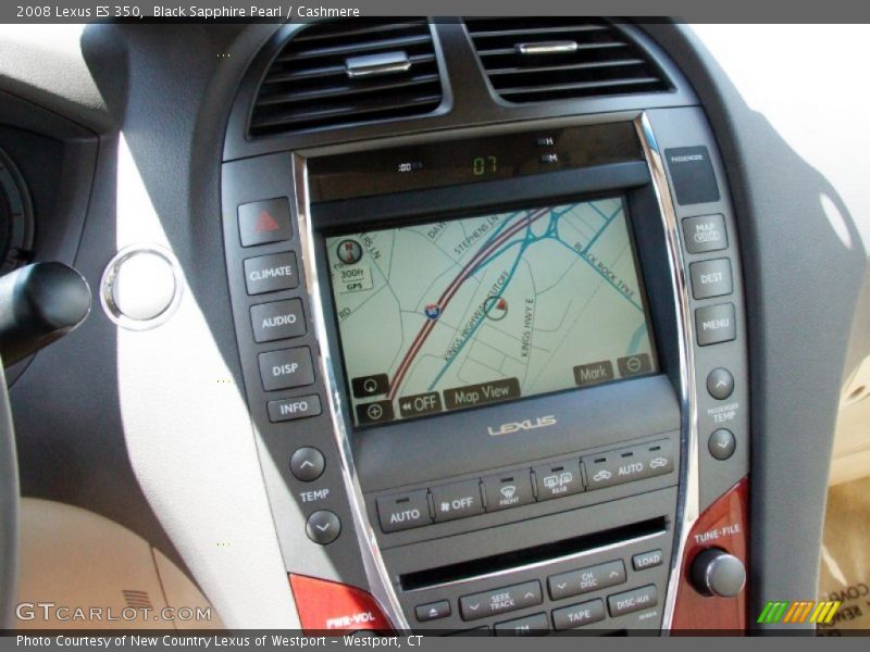 Black Sapphire Pearl / Cashmere 2008 Lexus ES 350