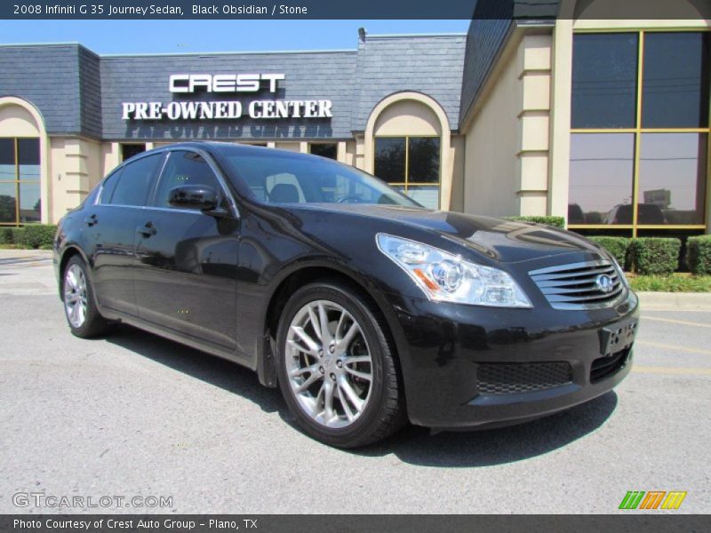 Black Obsidian / Stone 2008 Infiniti G 35 Journey Sedan