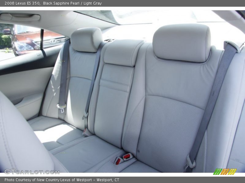 Black Sapphire Pearl / Light Gray 2008 Lexus ES 350