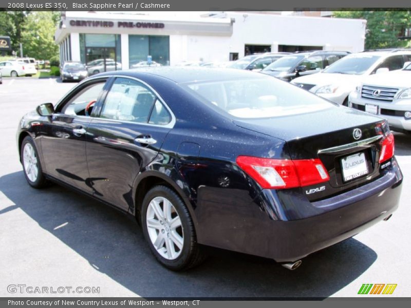Black Sapphire Pearl / Cashmere 2008 Lexus ES 350