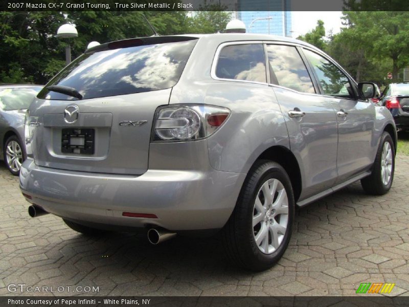 True Silver Metallic / Black 2007 Mazda CX-7 Grand Touring