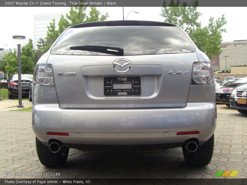 True Silver Metallic / Black 2007 Mazda CX-7 Grand Touring