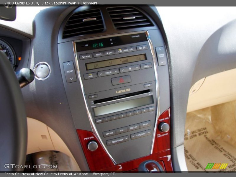 Black Sapphire Pearl / Cashmere 2008 Lexus ES 350