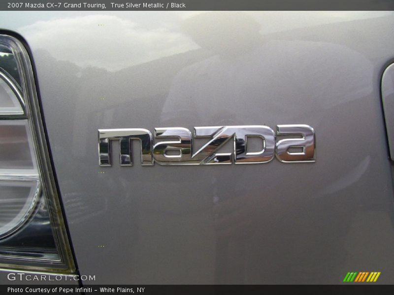 True Silver Metallic / Black 2007 Mazda CX-7 Grand Touring