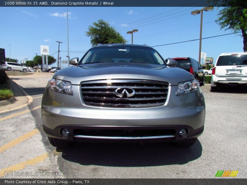 Diamond Graphite Metallic / Wheat 2008 Infiniti FX 35 AWD