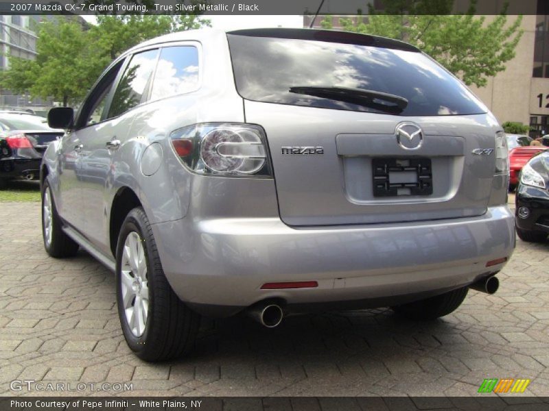 True Silver Metallic / Black 2007 Mazda CX-7 Grand Touring