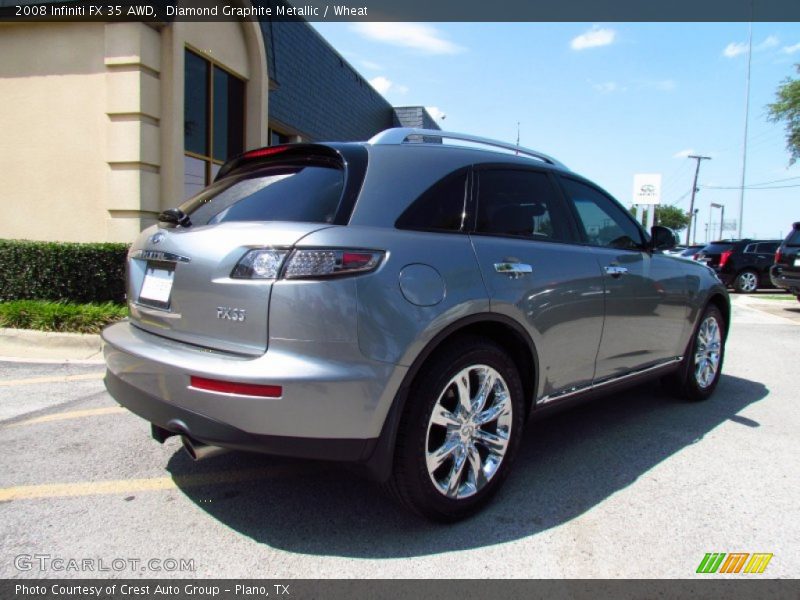 Diamond Graphite Metallic / Wheat 2008 Infiniti FX 35 AWD