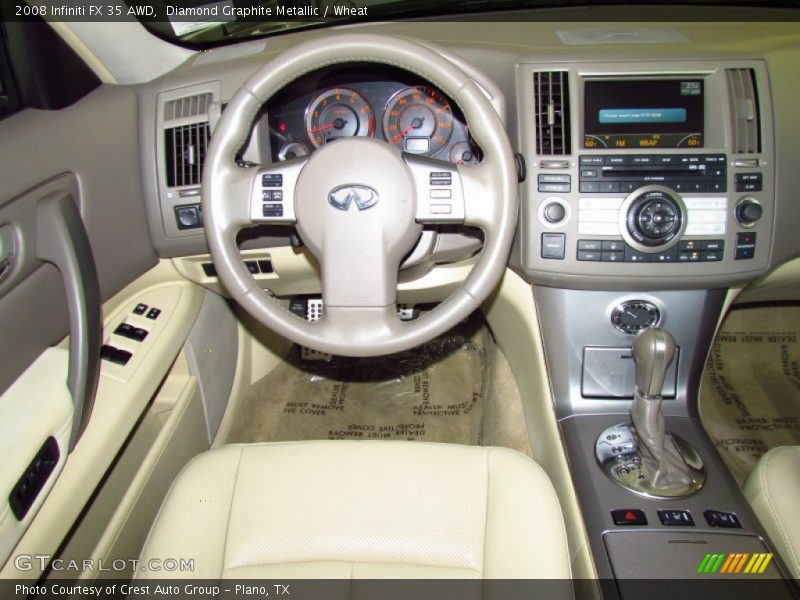 Diamond Graphite Metallic / Wheat 2008 Infiniti FX 35 AWD