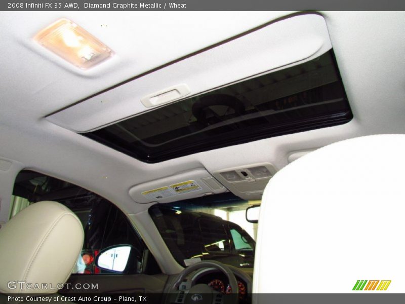 Diamond Graphite Metallic / Wheat 2008 Infiniti FX 35 AWD