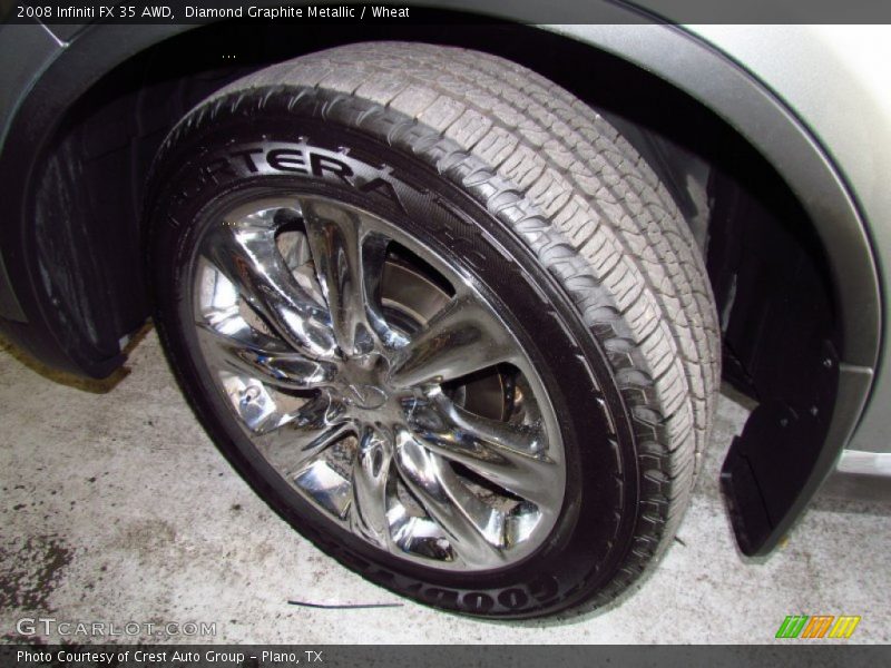 Diamond Graphite Metallic / Wheat 2008 Infiniti FX 35 AWD