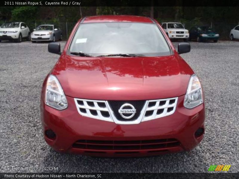 Cayenne Red / Gray 2011 Nissan Rogue S