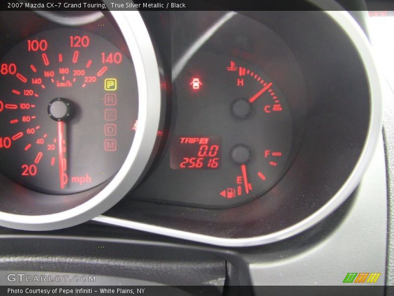 True Silver Metallic / Black 2007 Mazda CX-7 Grand Touring