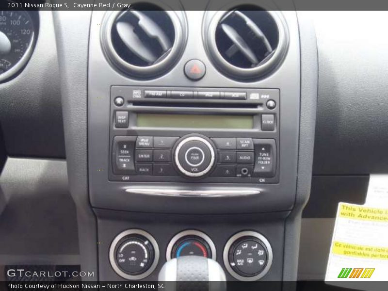 Cayenne Red / Gray 2011 Nissan Rogue S