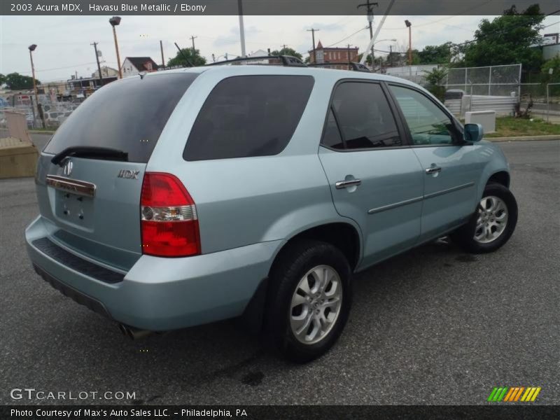 Havasu Blue Metallic / Ebony 2003 Acura MDX