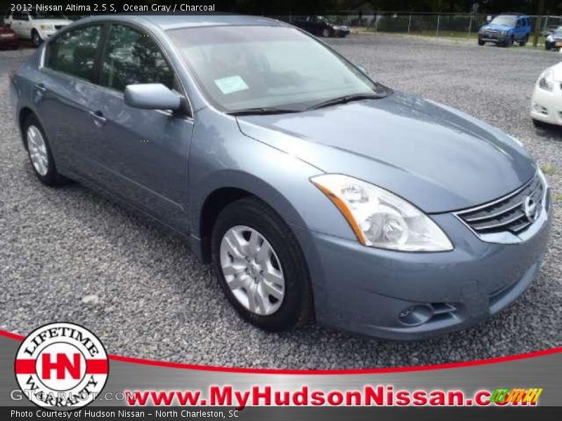 Ocean Gray / Charcoal 2012 Nissan Altima 2.5 S