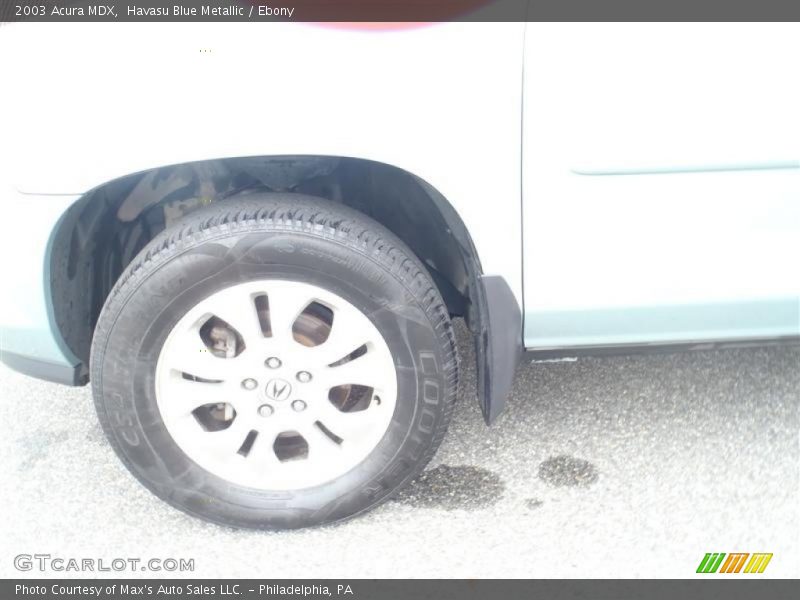 Havasu Blue Metallic / Ebony 2003 Acura MDX