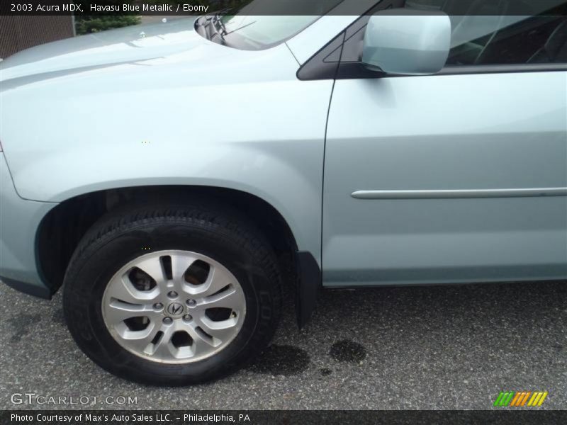 Havasu Blue Metallic / Ebony 2003 Acura MDX