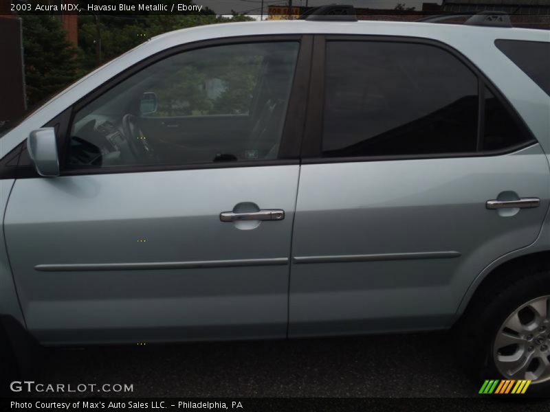 Havasu Blue Metallic / Ebony 2003 Acura MDX