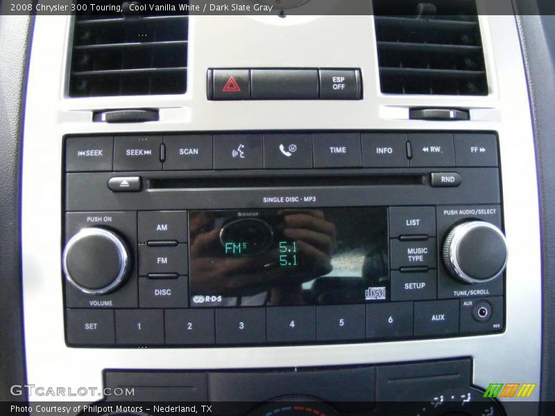 Cool Vanilla White / Dark Slate Gray 2008 Chrysler 300 Touring