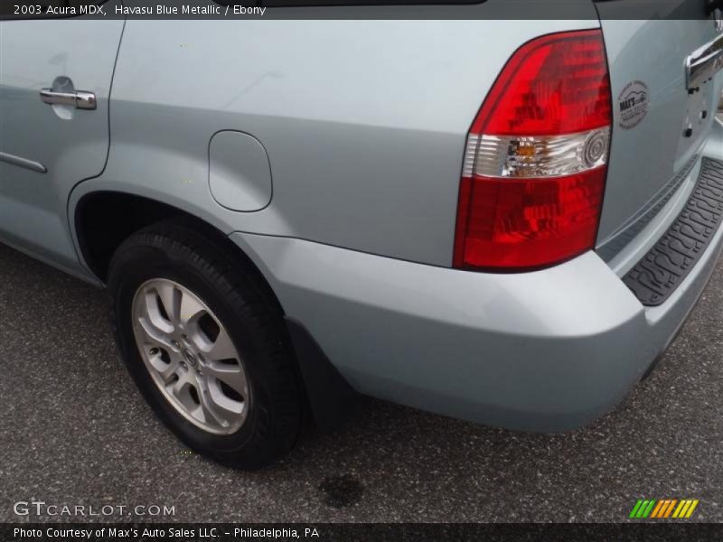 Havasu Blue Metallic / Ebony 2003 Acura MDX