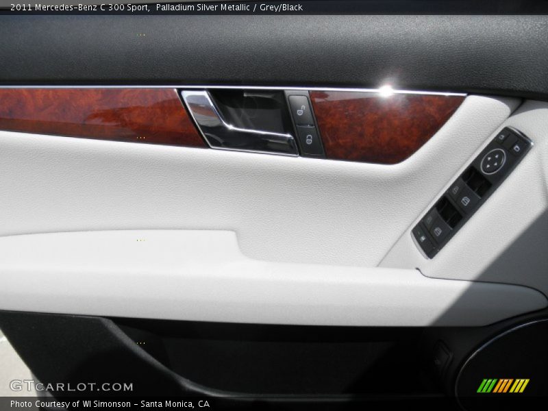 Palladium Silver Metallic / Grey/Black 2011 Mercedes-Benz C 300 Sport