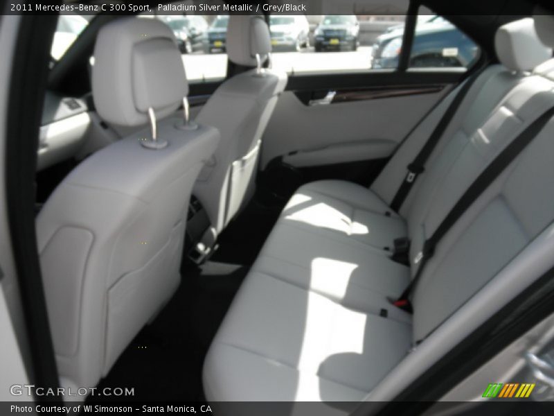 Palladium Silver Metallic / Grey/Black 2011 Mercedes-Benz C 300 Sport