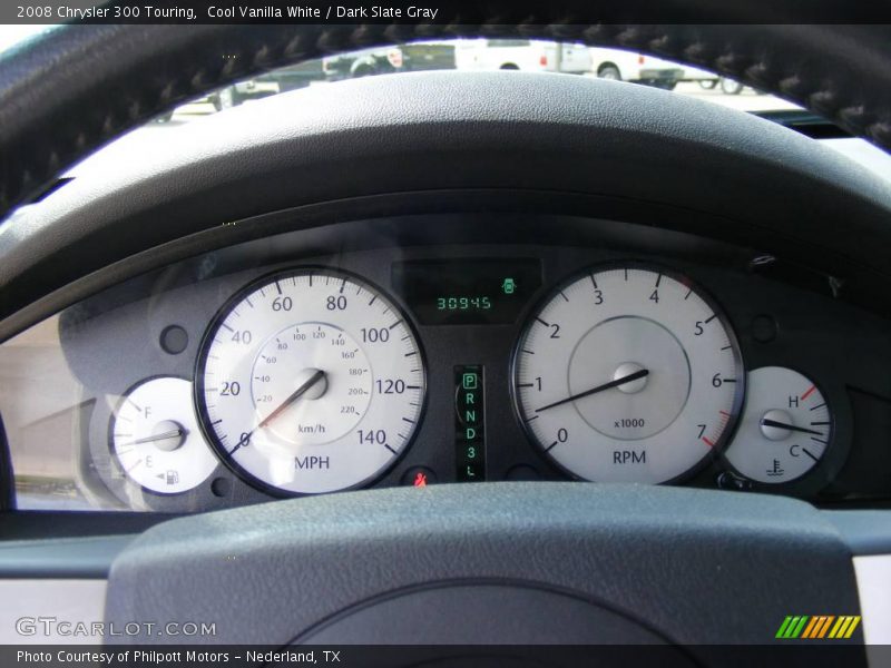 Cool Vanilla White / Dark Slate Gray 2008 Chrysler 300 Touring