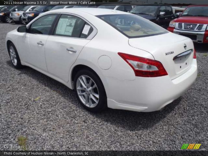 Winter Frost White / Cafe Latte 2011 Nissan Maxima 3.5 SV