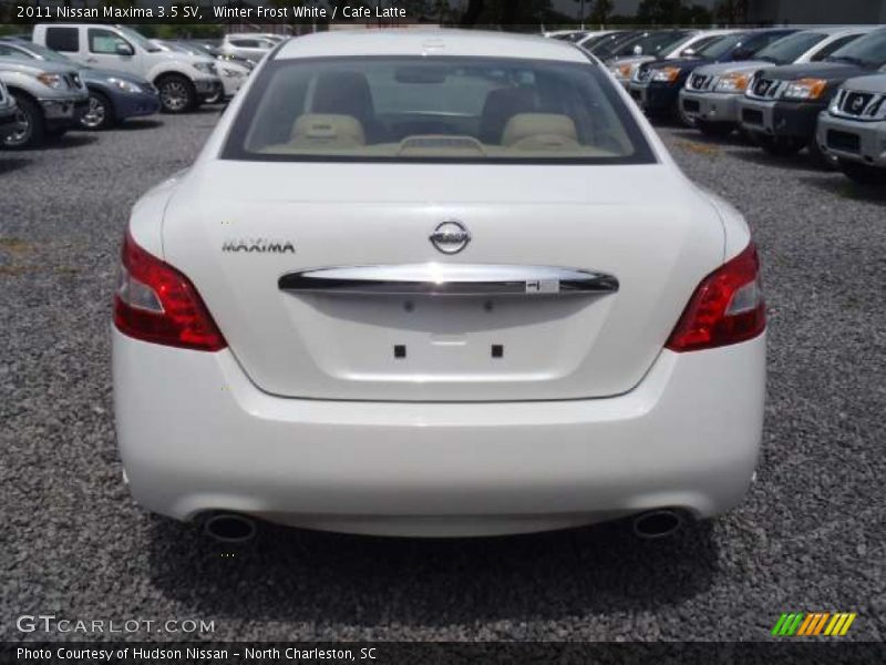 Winter Frost White / Cafe Latte 2011 Nissan Maxima 3.5 SV