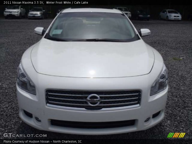 Winter Frost White / Cafe Latte 2011 Nissan Maxima 3.5 SV