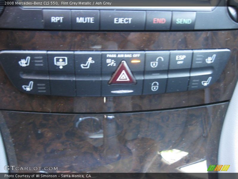 Flint Grey Metallic / Ash Grey 2008 Mercedes-Benz CLS 550